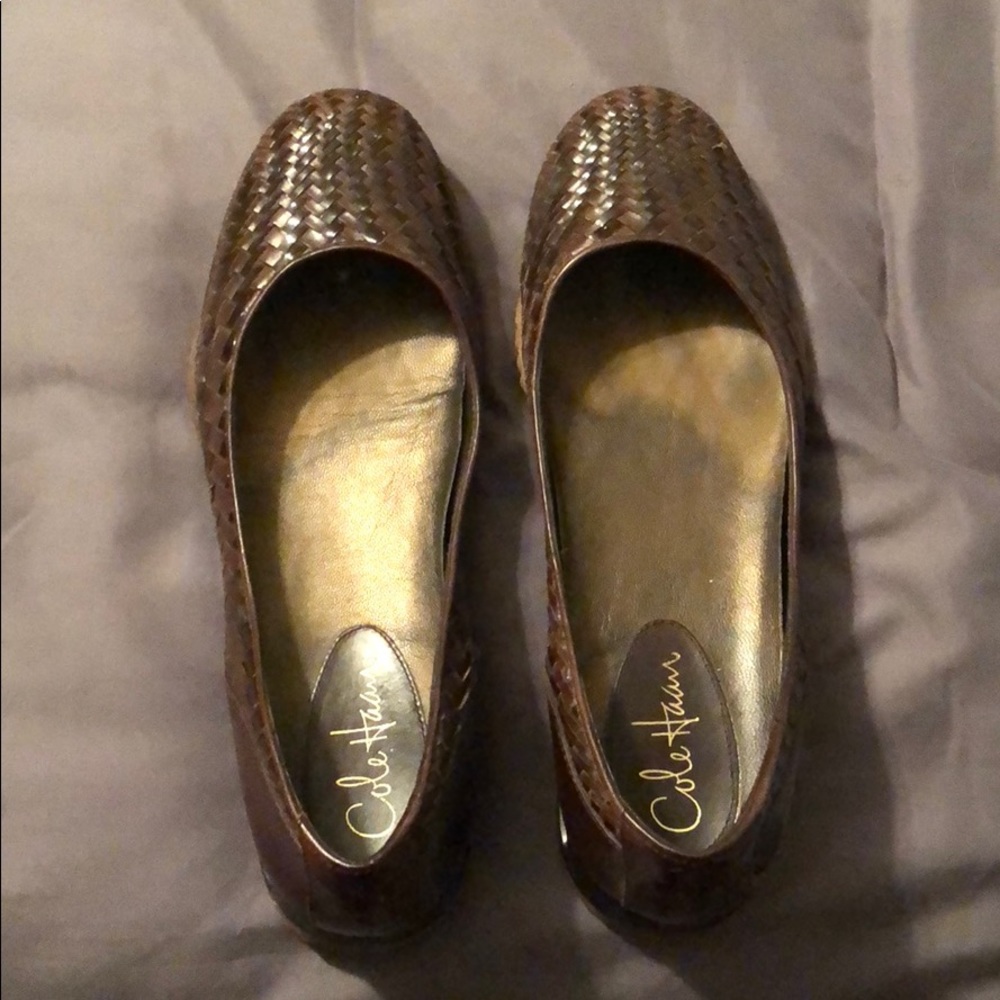 Brown Cole Haan flats
